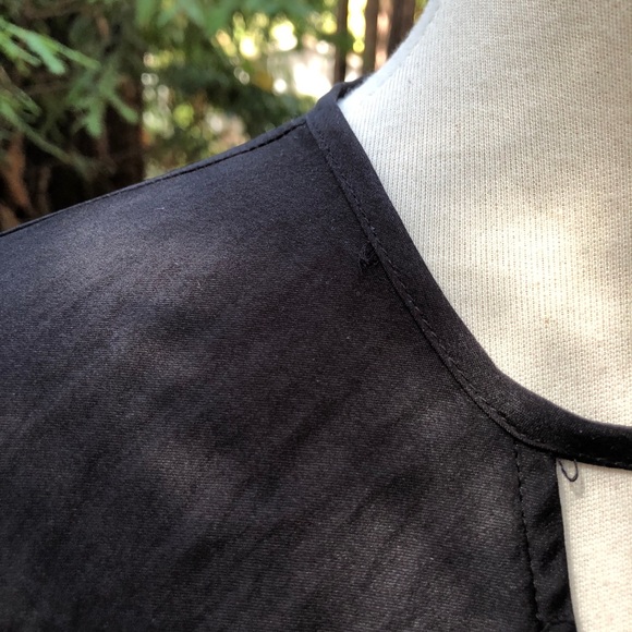 SOLD Silence + Noise Tie Front Blouse - Picture 3 of 5